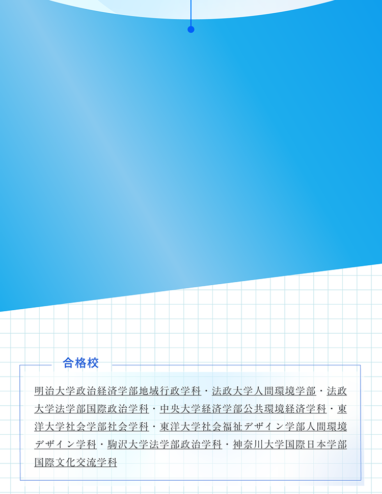 明治大学合格者